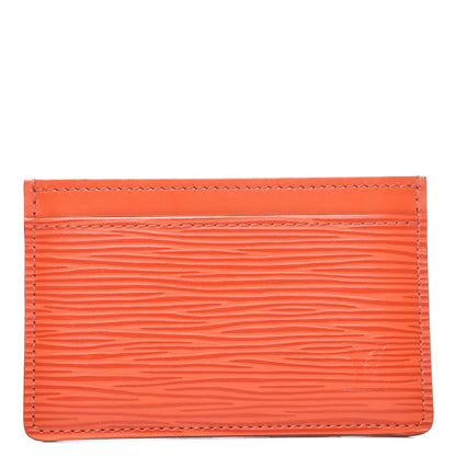 Louis Vuitton Epi Card Holder Piment 1 of 7