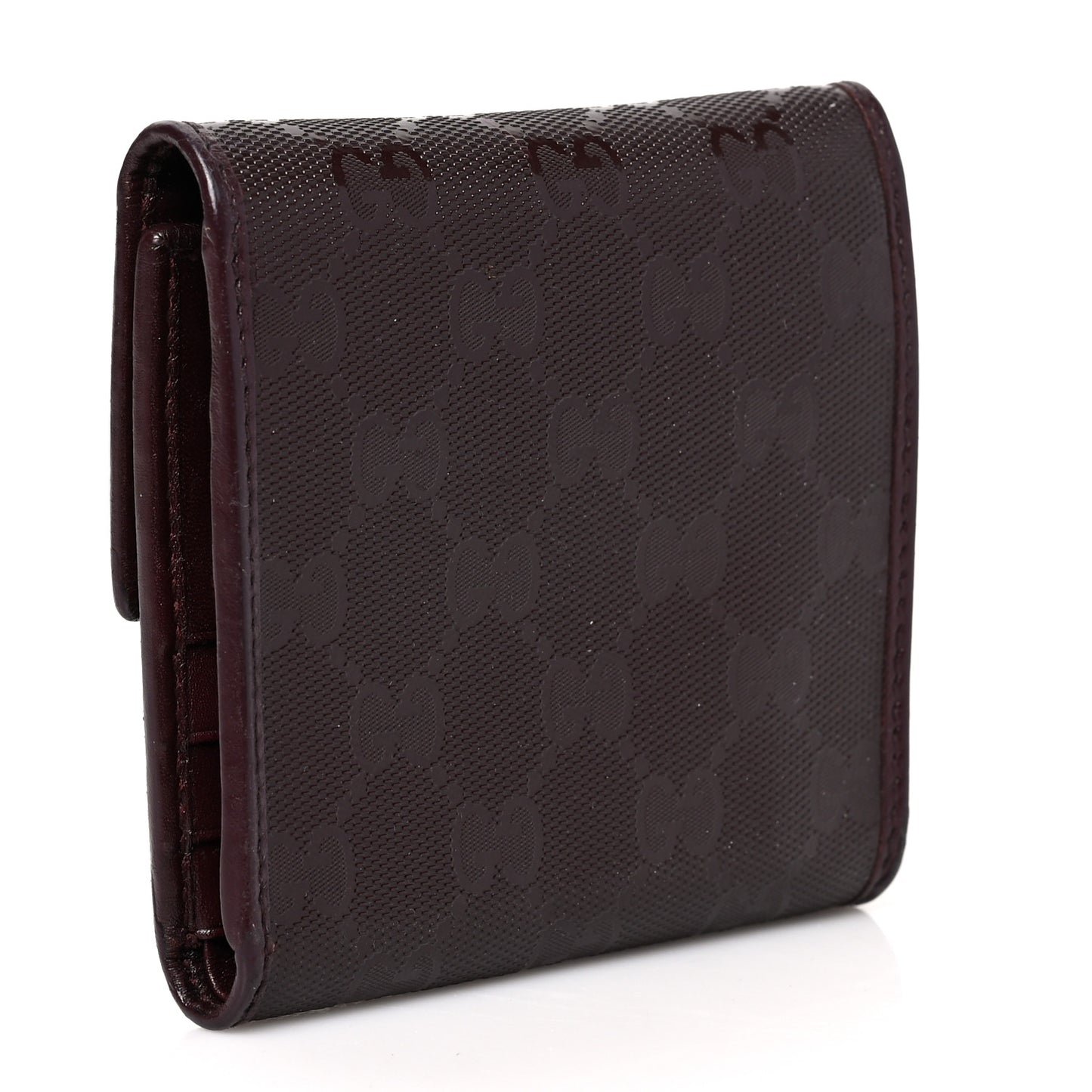 Imprime Monogram GG Pierce Tri Fold Wallet Bordeaux