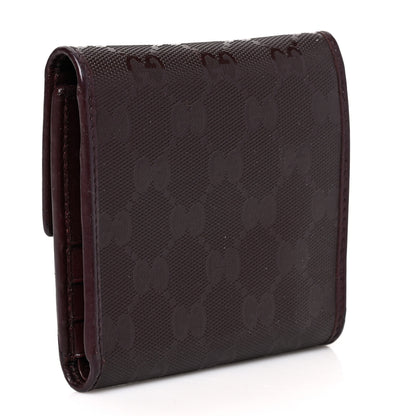 Gucci Imprime Monogram GG Pierce Tri Fold Wallet Bordeaux 3 of 7