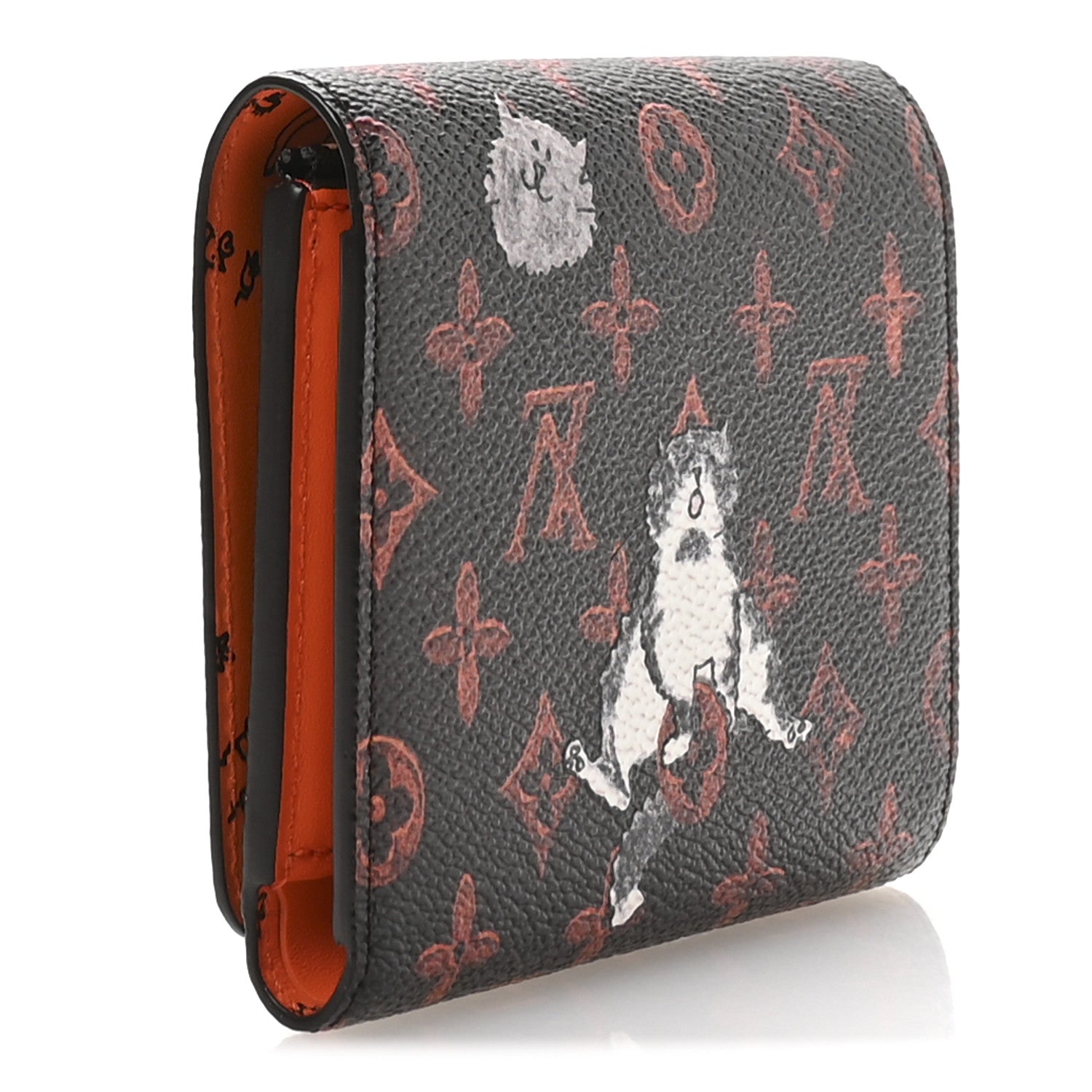 Louis Vuitton Catogram Twist Compact Wallet Marron 3 of 8
