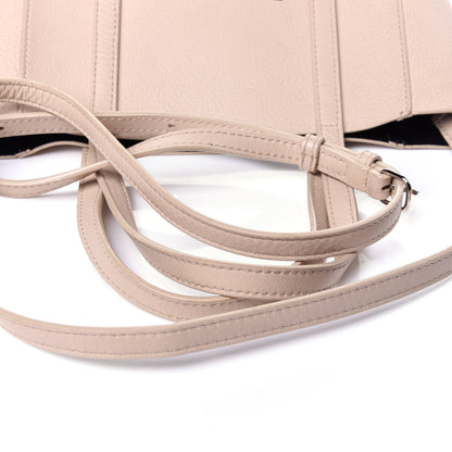 Balenciaga Smooth Calfskin Logo XXS Everyday Tote Light Beige Black 10 of 10