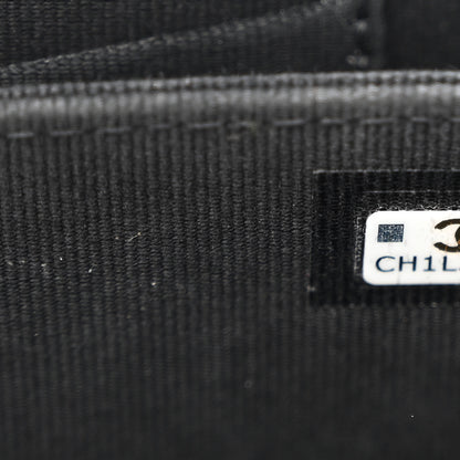 Chanel Caviar Quilted Boy Zip Phone Holder With Chain Black 7 of 11