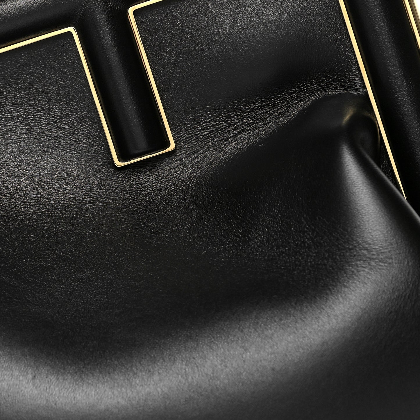 Shiny Nappa Medium Fendi First Black