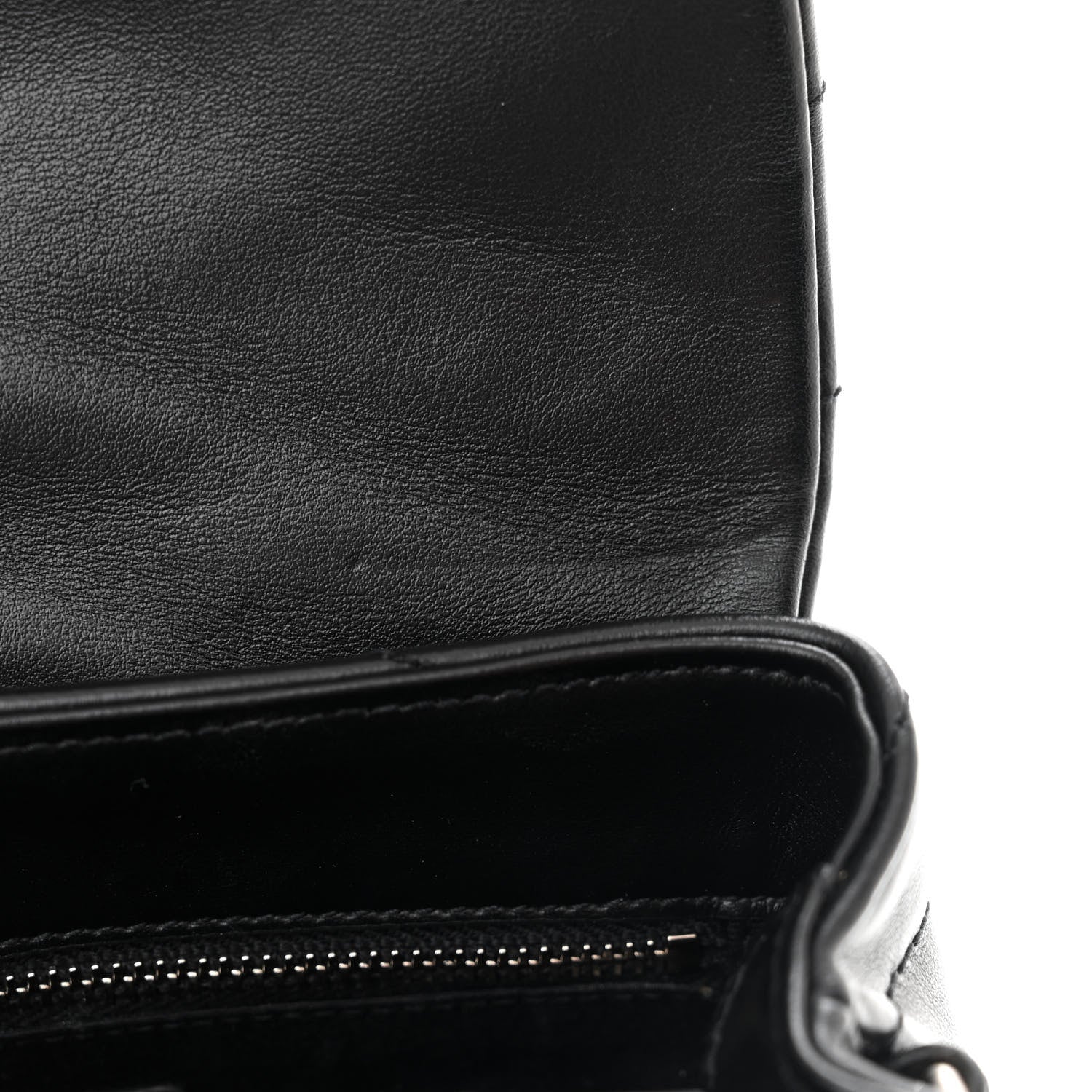 Saint Laurent Calfskin Y Quilted Monogram Toy Loulou Crossbody Bag Black 11 of 11