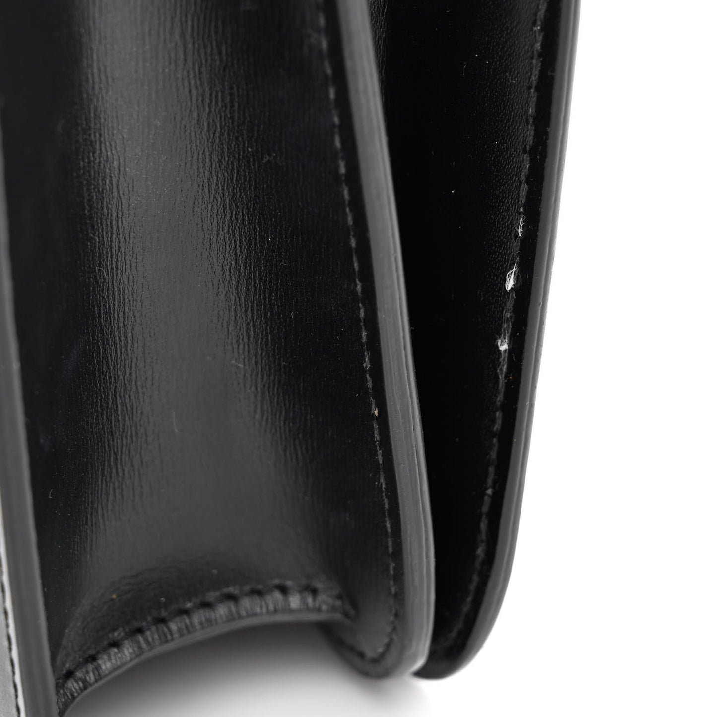 Box Calfskin Teen Classic Box Flap Bag Black