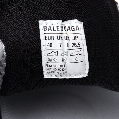 Balenciaga Mesh Rubber Womens Drive Sneakers 40 Light Grey Black 9 of 9