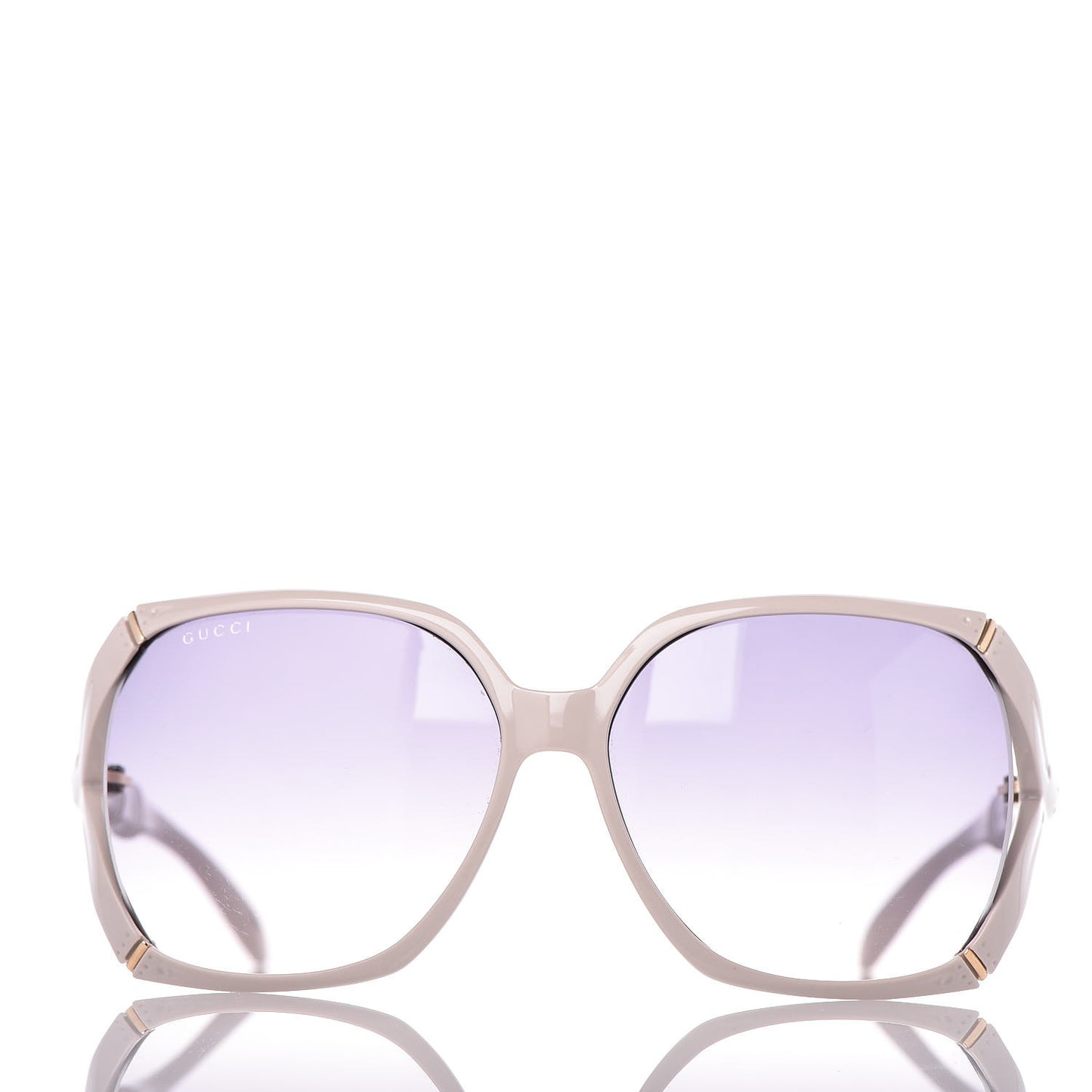 Bamboo Effect Sunglasses GG0505S White