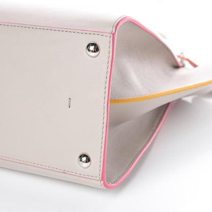 Fendi Vitello Dolce Petite 3Jours Tote Grigio Polvere 6 of 11