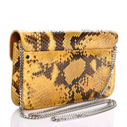 Proenza Schouler Python PS11 Chain Wallet Yellow 3 of 7