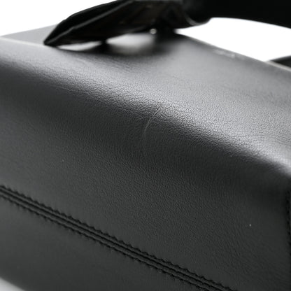 Fendi Vitello Dolce Bi-Color FF 1974 Embossed Mini By The Way Boston Bag Black Maya 11 of 11