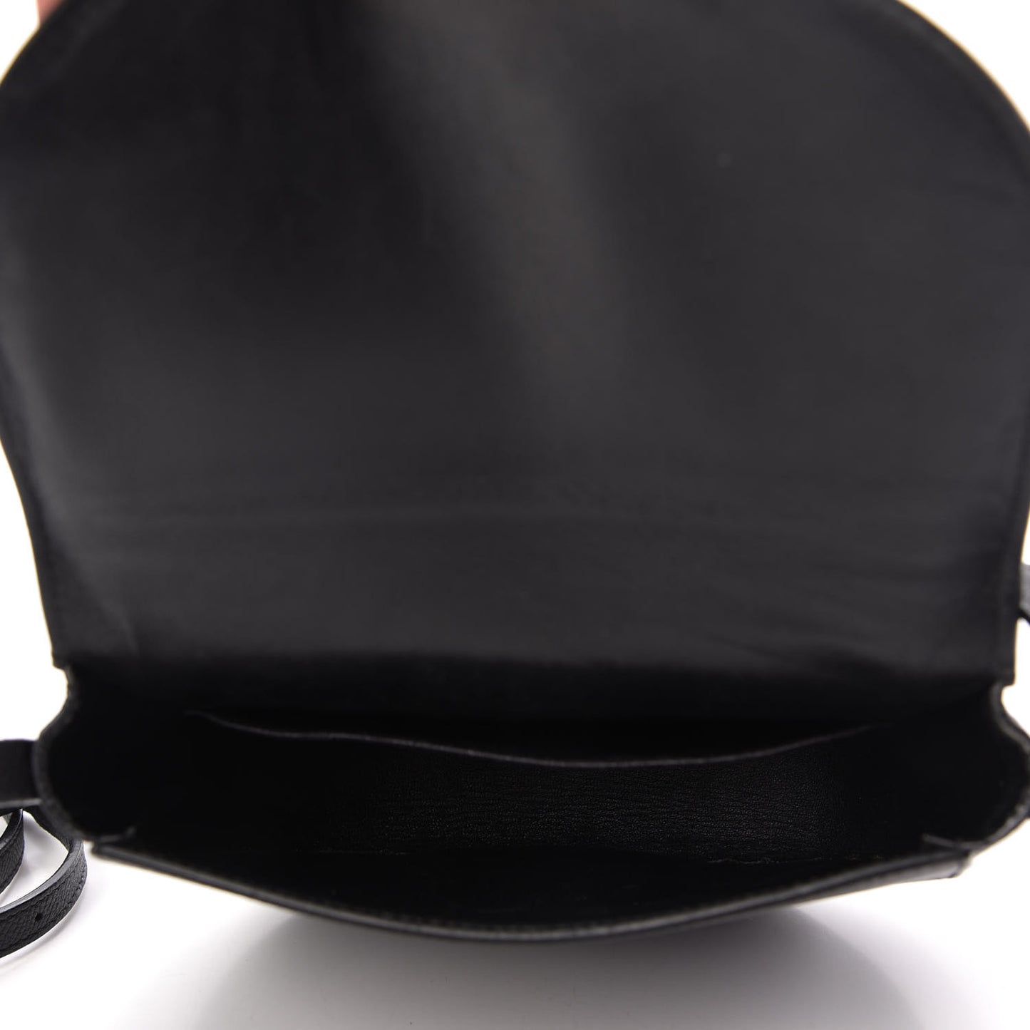 Baby Grained Calfskin Small Trotteur Black