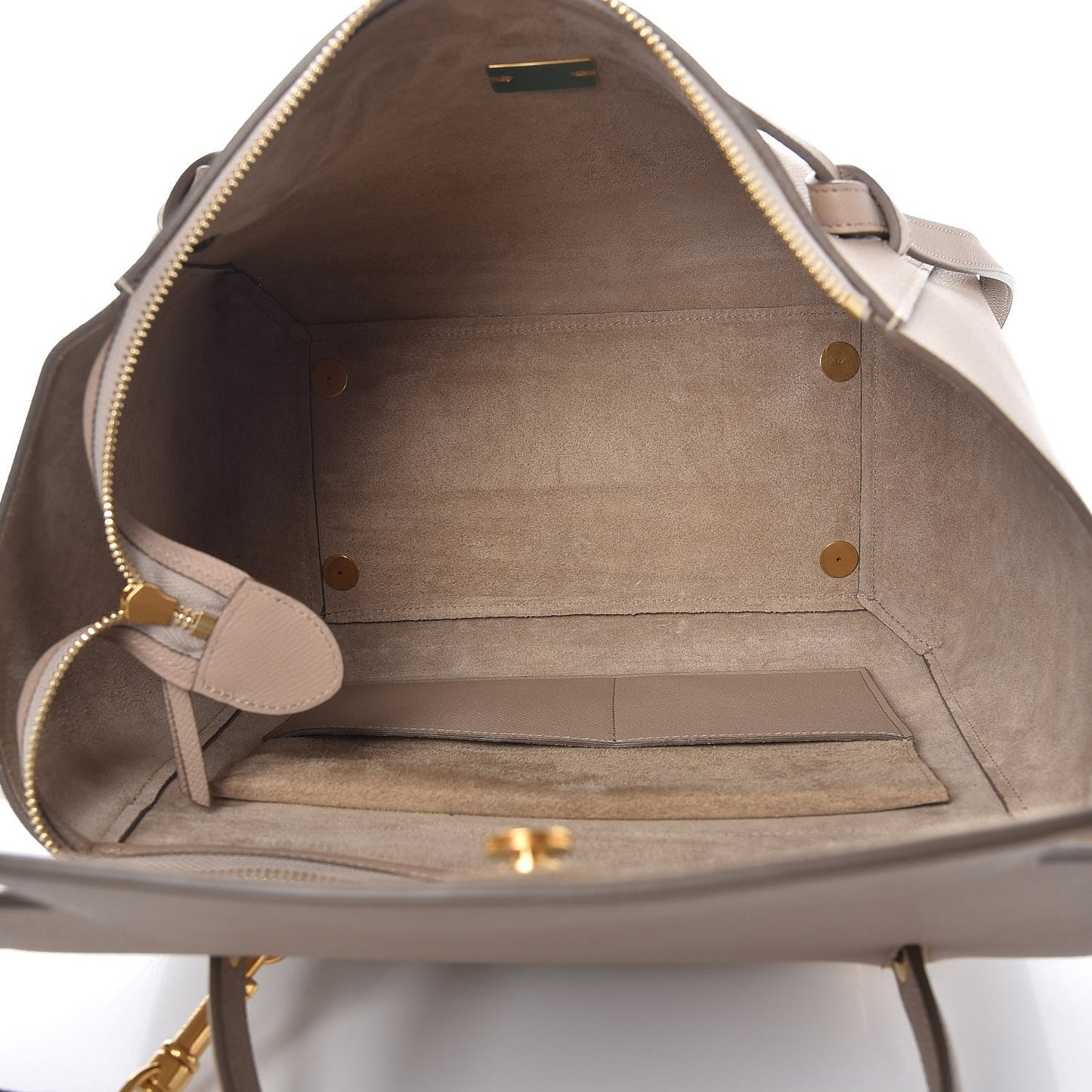 Grained Calfskin Mini Belt Bag Light Taupe