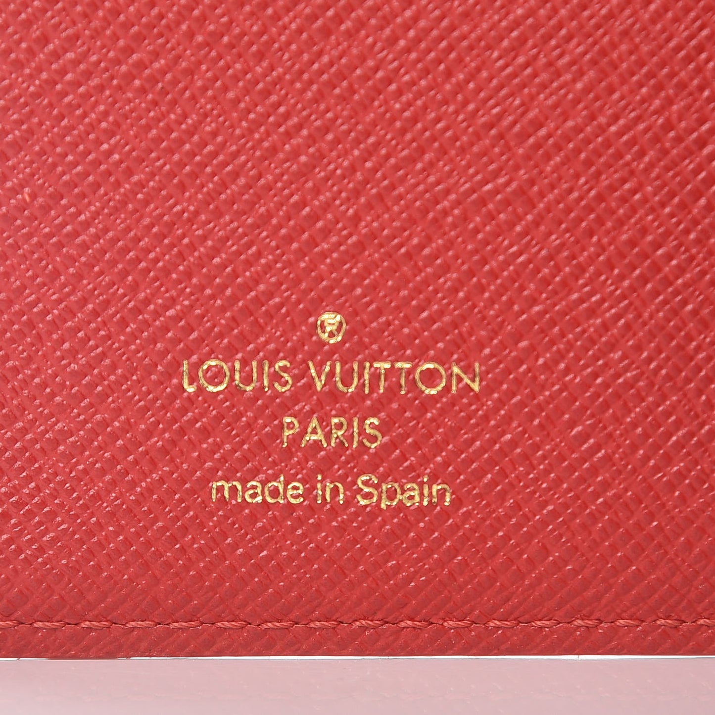 Epi Small Ring Agenda Cover Castillan Red