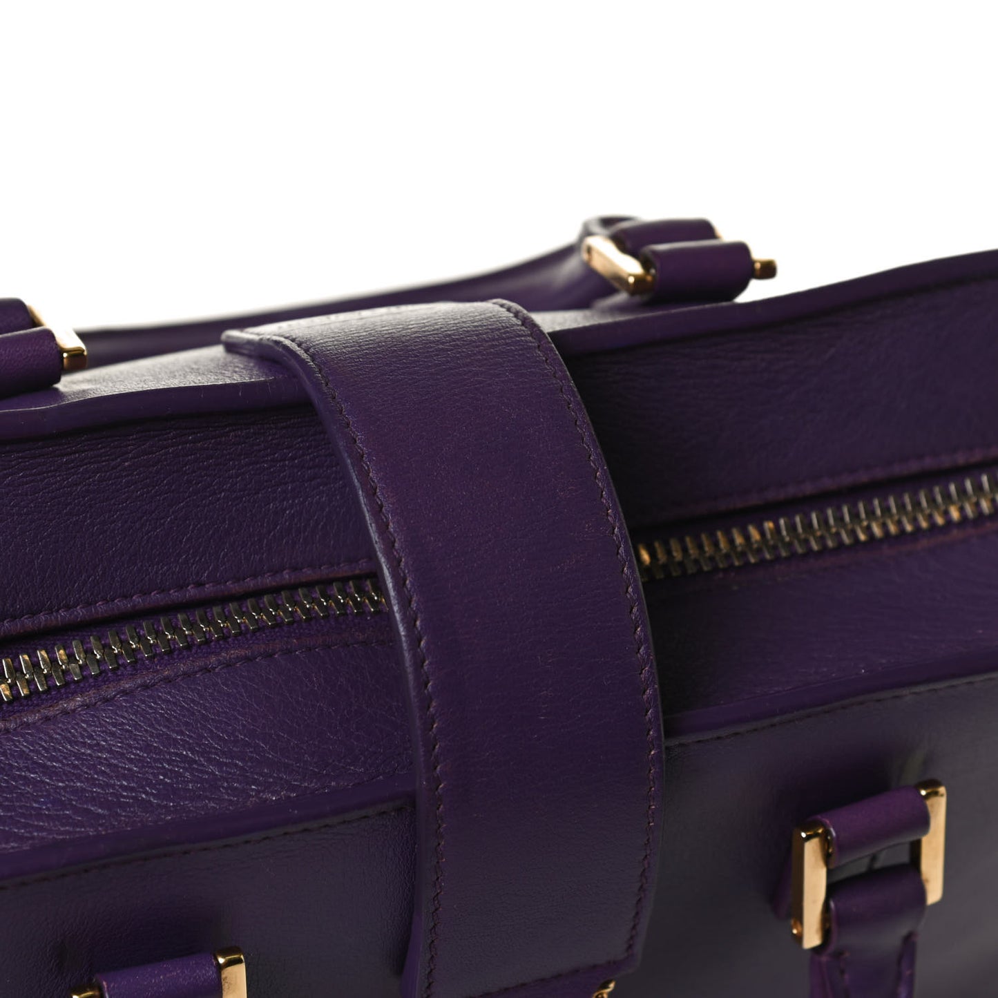Calfskin Monogram Baby Cabas Purple