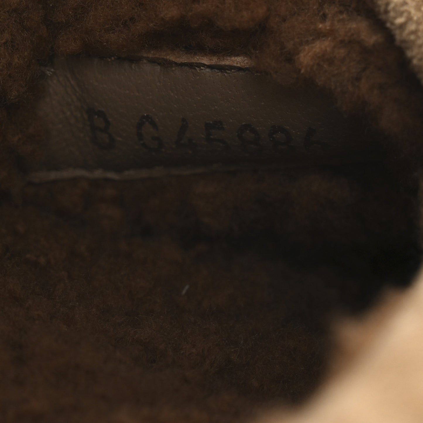 Suede Calfskin CC Loafers 36.5 Dark Beige