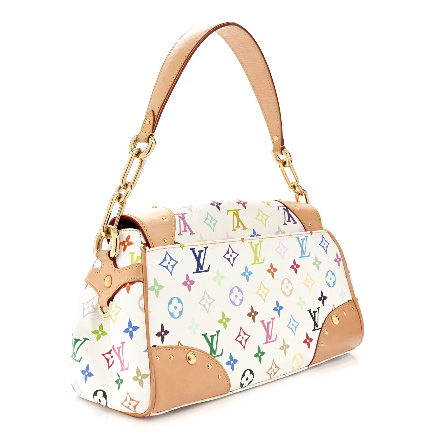 Monogram Multicolor Beverly MM White