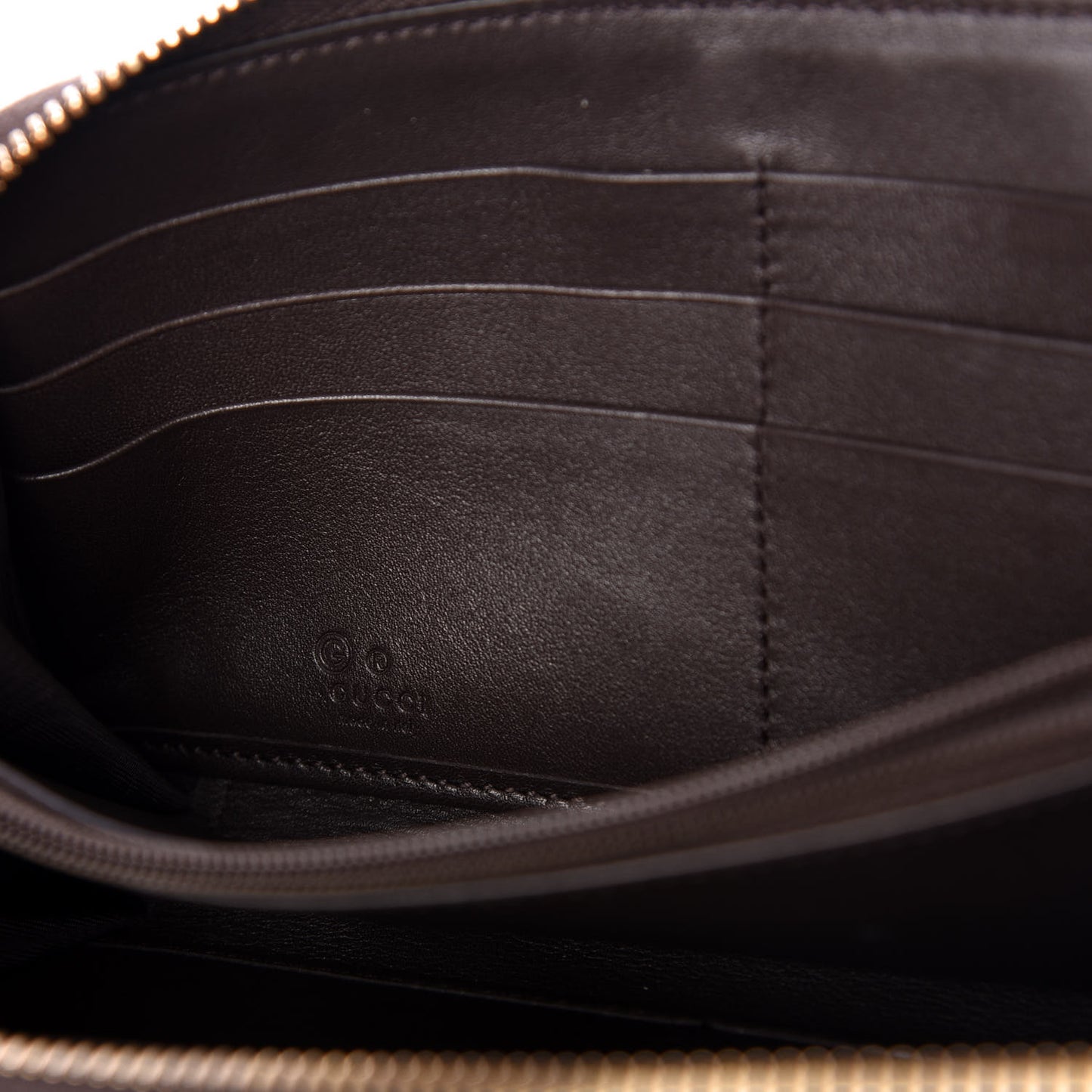 Microguccissima Zip Around Wallet Testa di Moro
