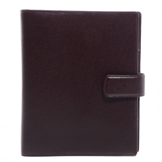 Taiga Leather 6 Piece Desk Set Acajou