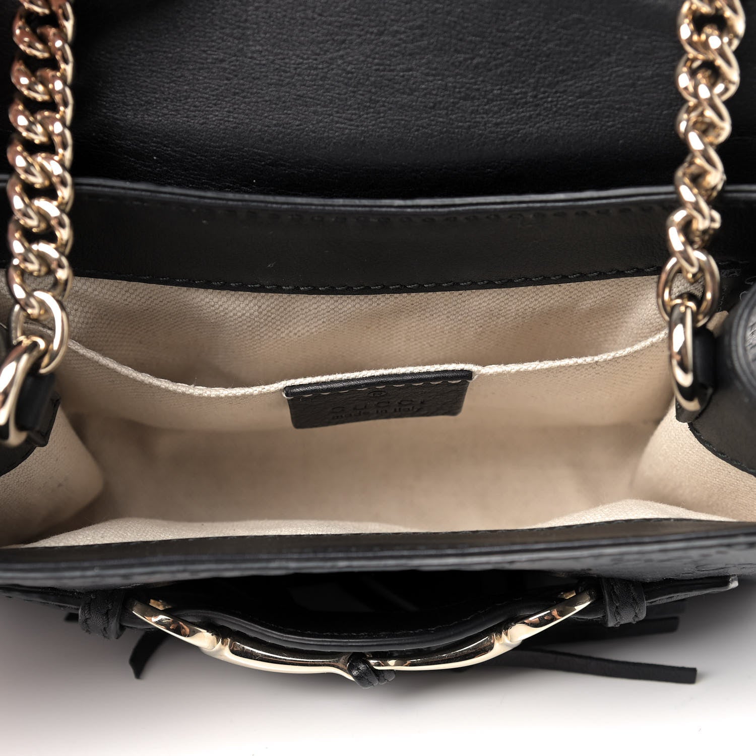 Gucci Guccissima Mini Emily Shoulder Bag Black 5 of 9