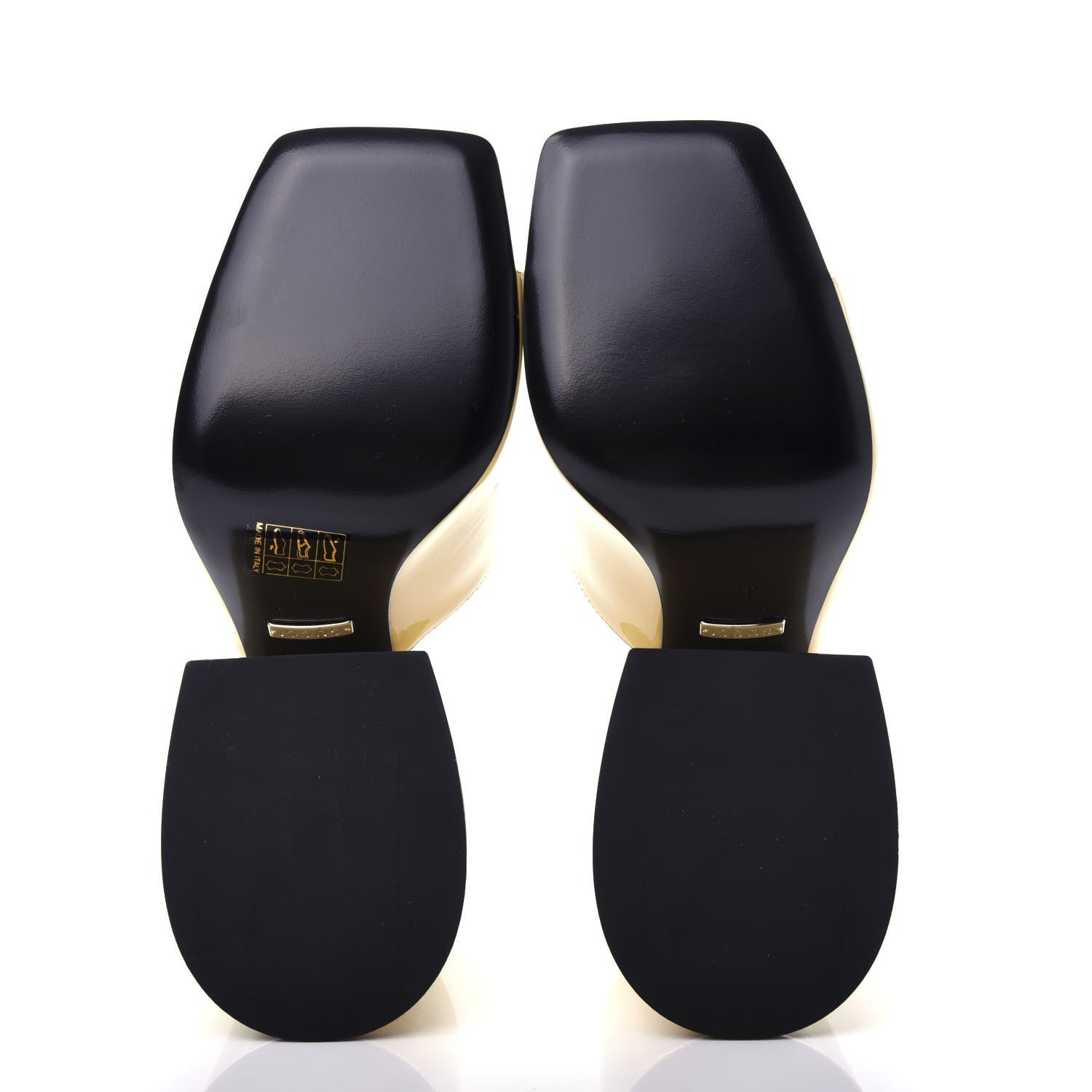 Gucci Patent Lexi Horsebit High-Heel Slide Sandals 35 Burro 6 of 11