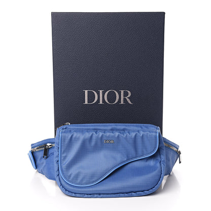 Christian Dior Nylon Saddle Belt Bag Blue 11 of 11