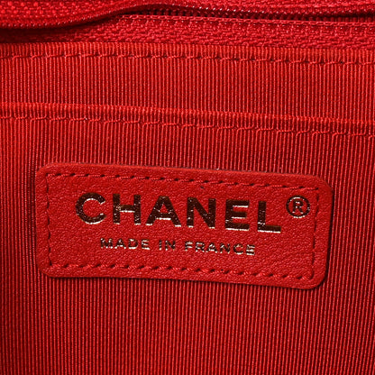 Chanel Calfskin Quilted Medium Daily Chevron Flap Red 6 of 12