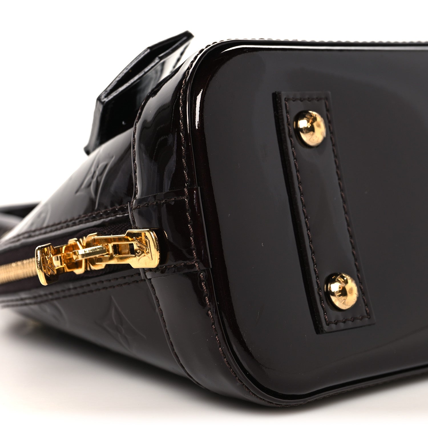 Louis Vuitton Vernis Alma BB Amarante 8 of 9