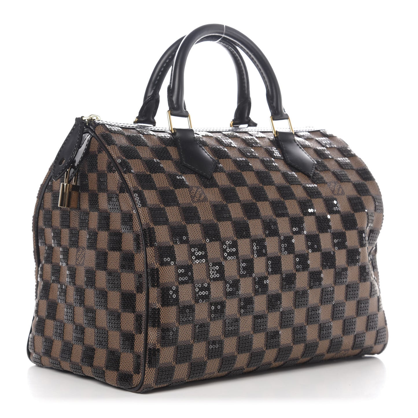 Damier Paillettes Speedy 30 Black
