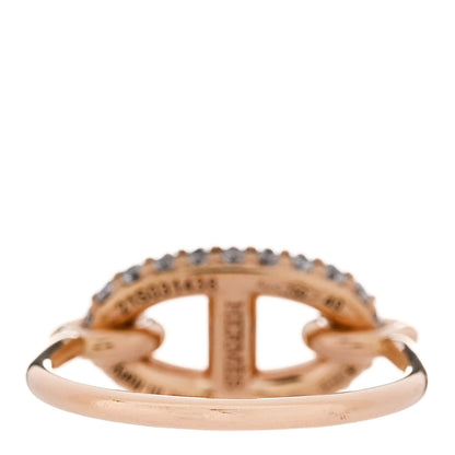 Hermes 18K Rose Gold Diamond Farandole Ring 49 4.75 4 of 6