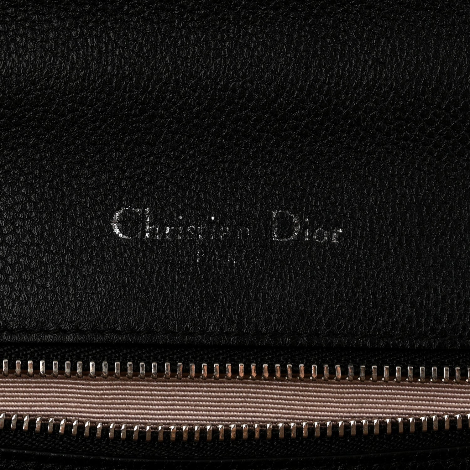 Christian Dior Grained Calfskin Medium Diorama Flap Bag Black 6 of 12