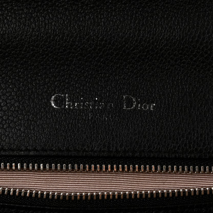 Christian Dior Grained Calfskin Medium Diorama Flap Bag Black 6 of 12