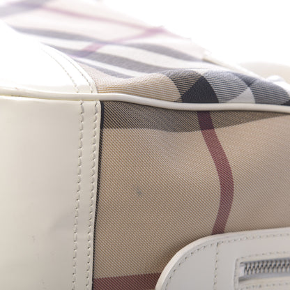 Burberry Nova Check Bowling Bag White 14 of 15