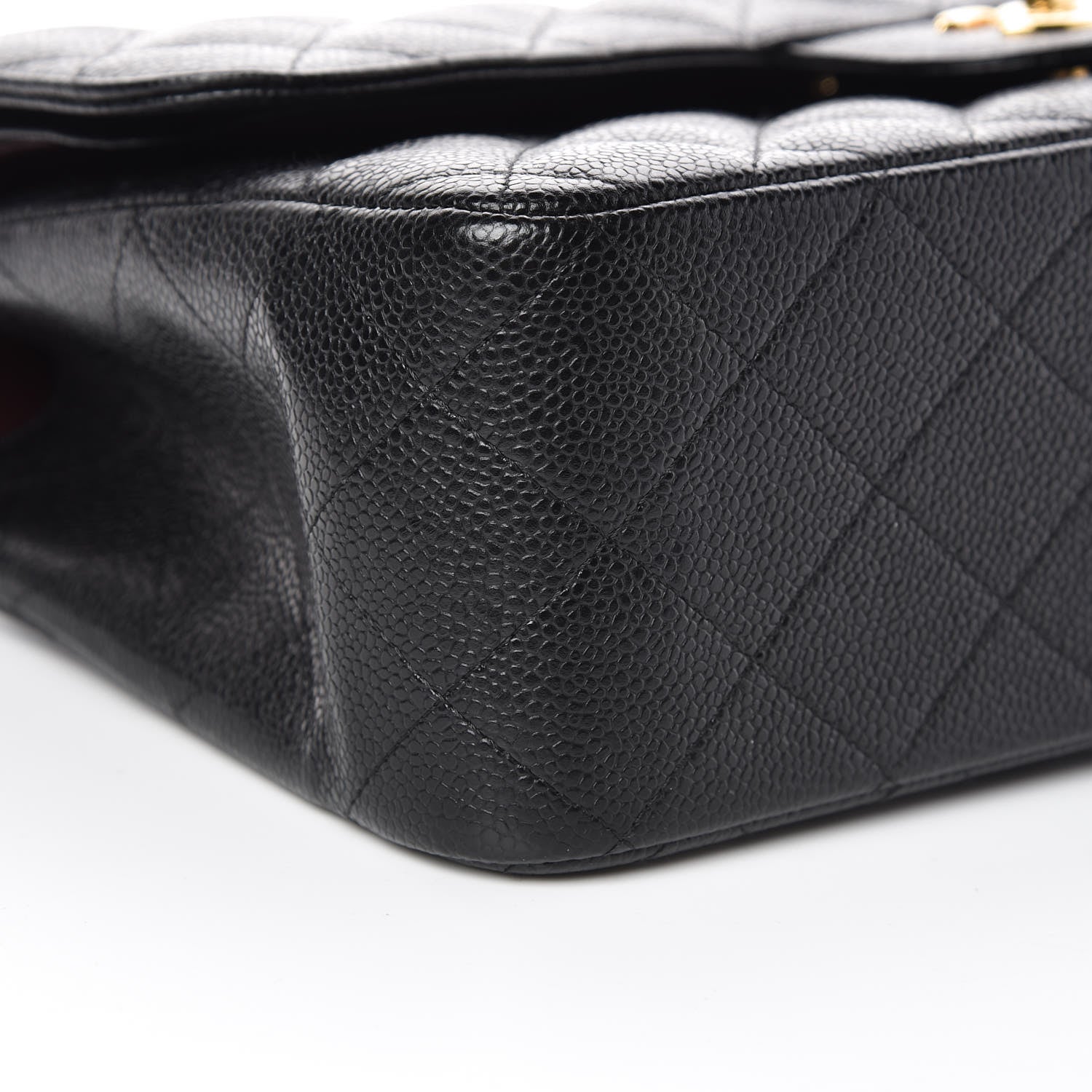 Chanel Caviar Quilted Jumbo Double Flap Black 8 of 10