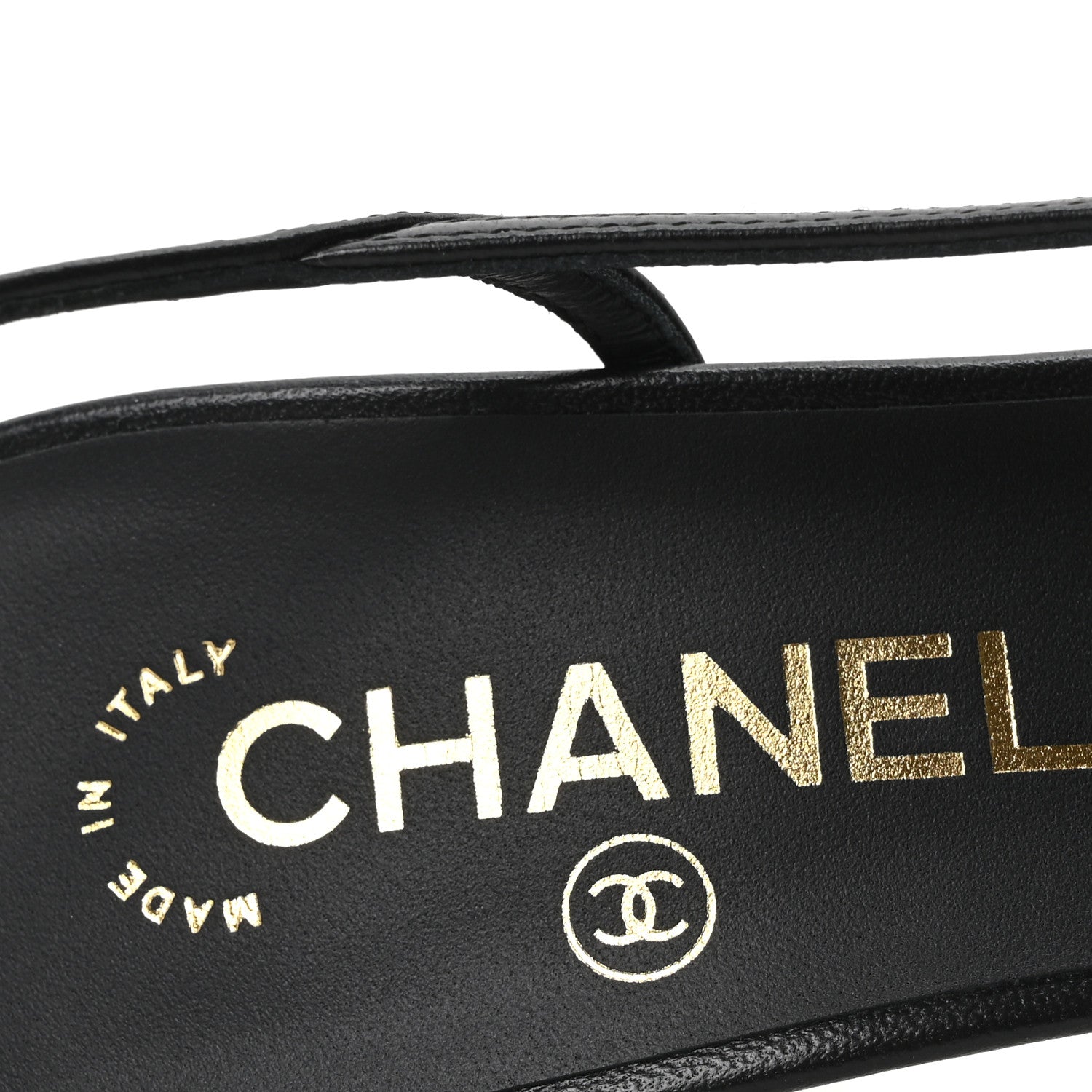 Chanel Lambskin Mixed Fibers Cap Toe CC Slingback Pumps 38 Brown Black White 8 of 9