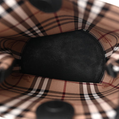 Burberry London Grainy Calfskin Small Lorne Bucket Crossbody Black 5 of 11