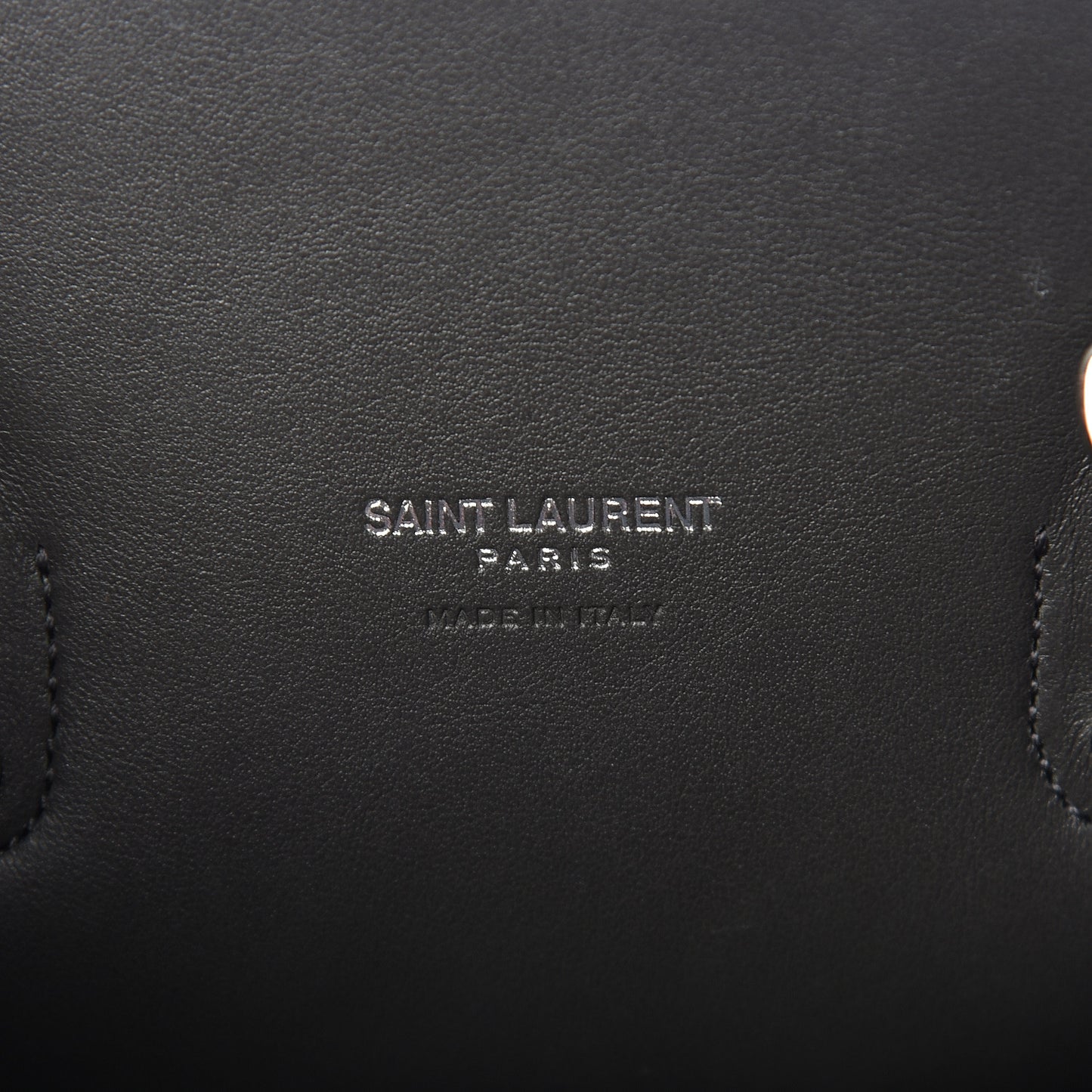 Grained Calfskin Baby Sac De Jour Coal