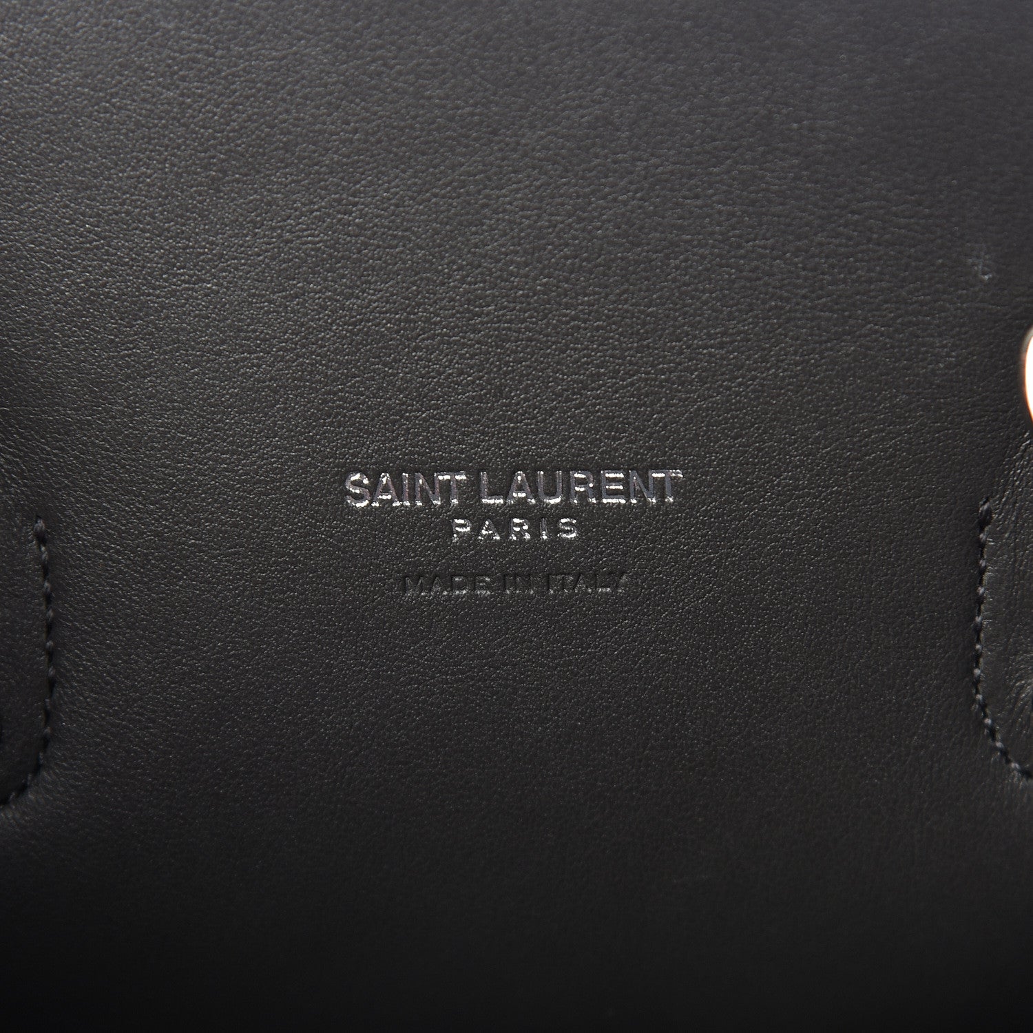 Saint Laurent Grained Calfskin Baby Sac De Jour Coal 6 of 9