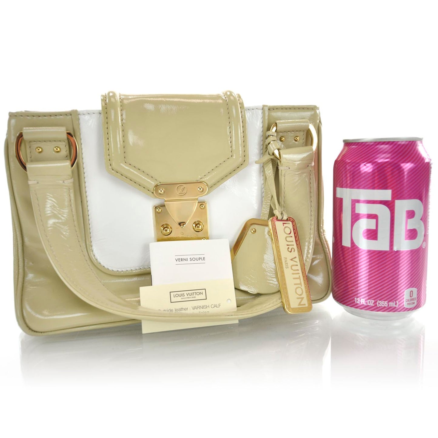 Sac Bi-Colore PM Beige