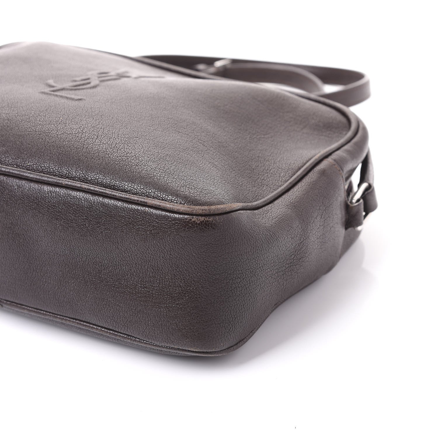 Saint Laurent Lambskin Monogram Small Lou Camera Bag Black Tulipe 8 of 10