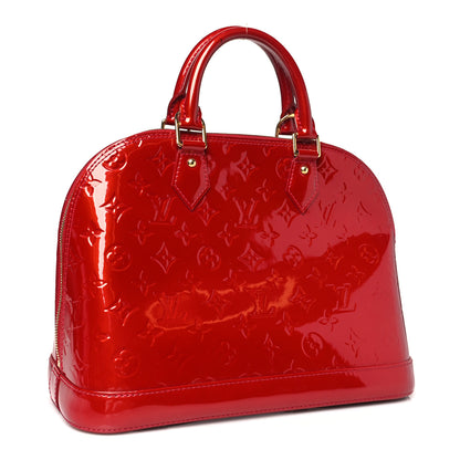 Louis Vuitton Vernis Alma PM Pomme D'Amour 3 of 10
