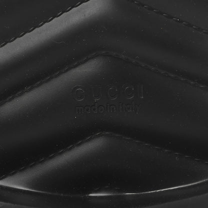 Gucci Rubber Chevron Logo Embossed Womens Thong Platform Sandals 38 Black 8 of 10