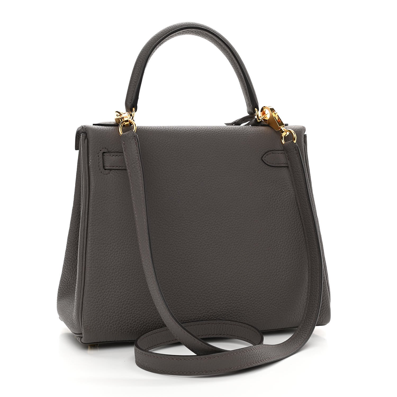 Hermes Togo Kelly Retourne 25 Etain 3 of 11