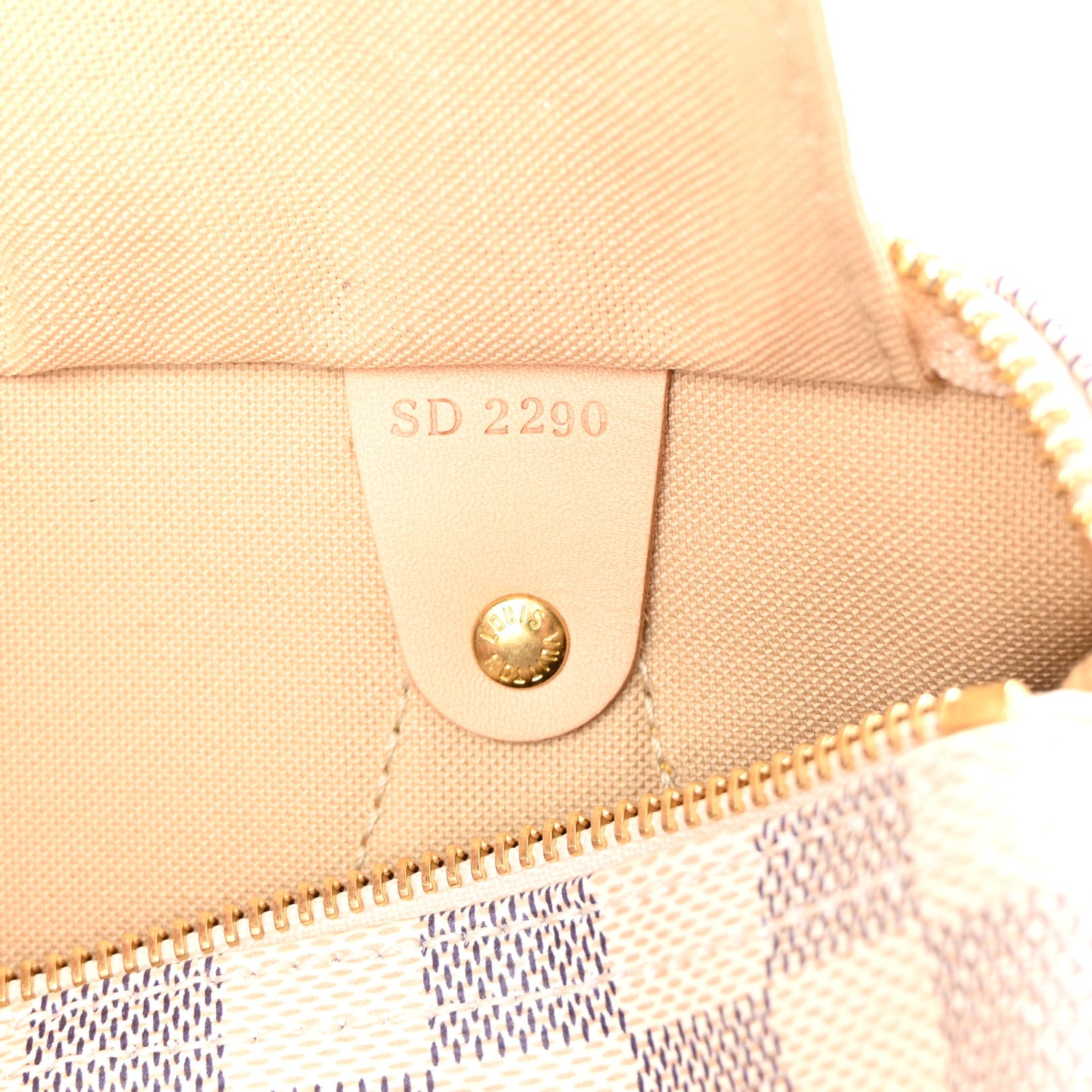 Louis Vuitton Damier Azur Speedy 25 7 of 10