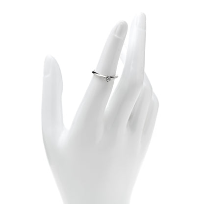 Tiffany Platinum Diamond .24ct Solitaire Engagement Ring 49 5 2 of 6