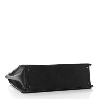 Chanel Caviar Diamond Stitched Tote So Black 4 of 19