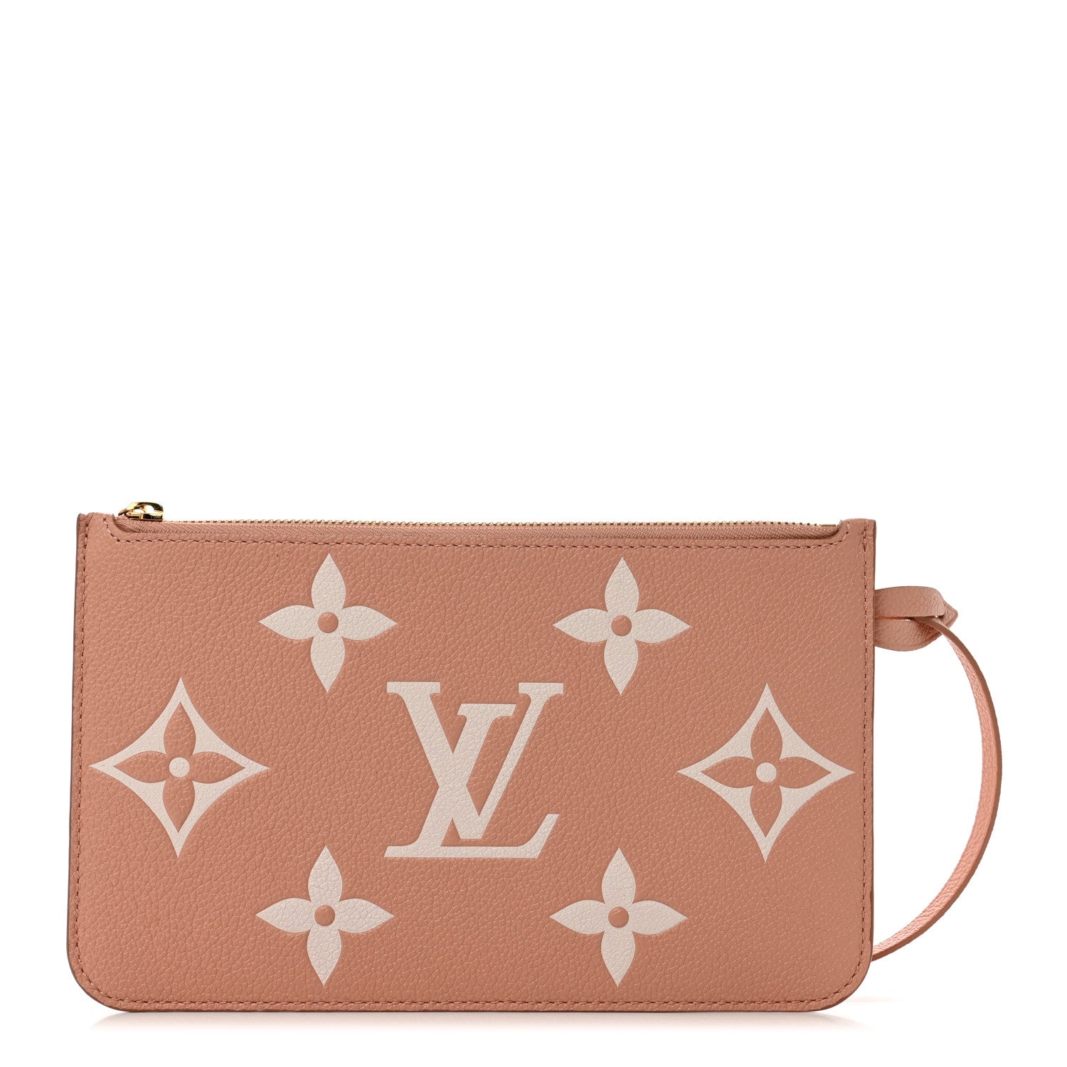 Louis Vuitton Empreinte Monogram Giant Neverfull MM Pochette Trianon Pink Cream 1 of 6