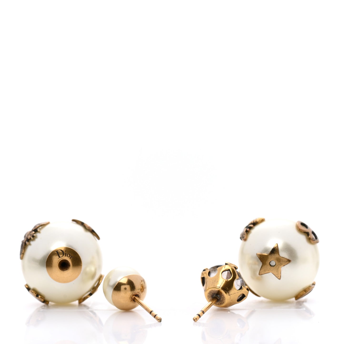 Mise En Dior Tribal Crystal Charm Earrings