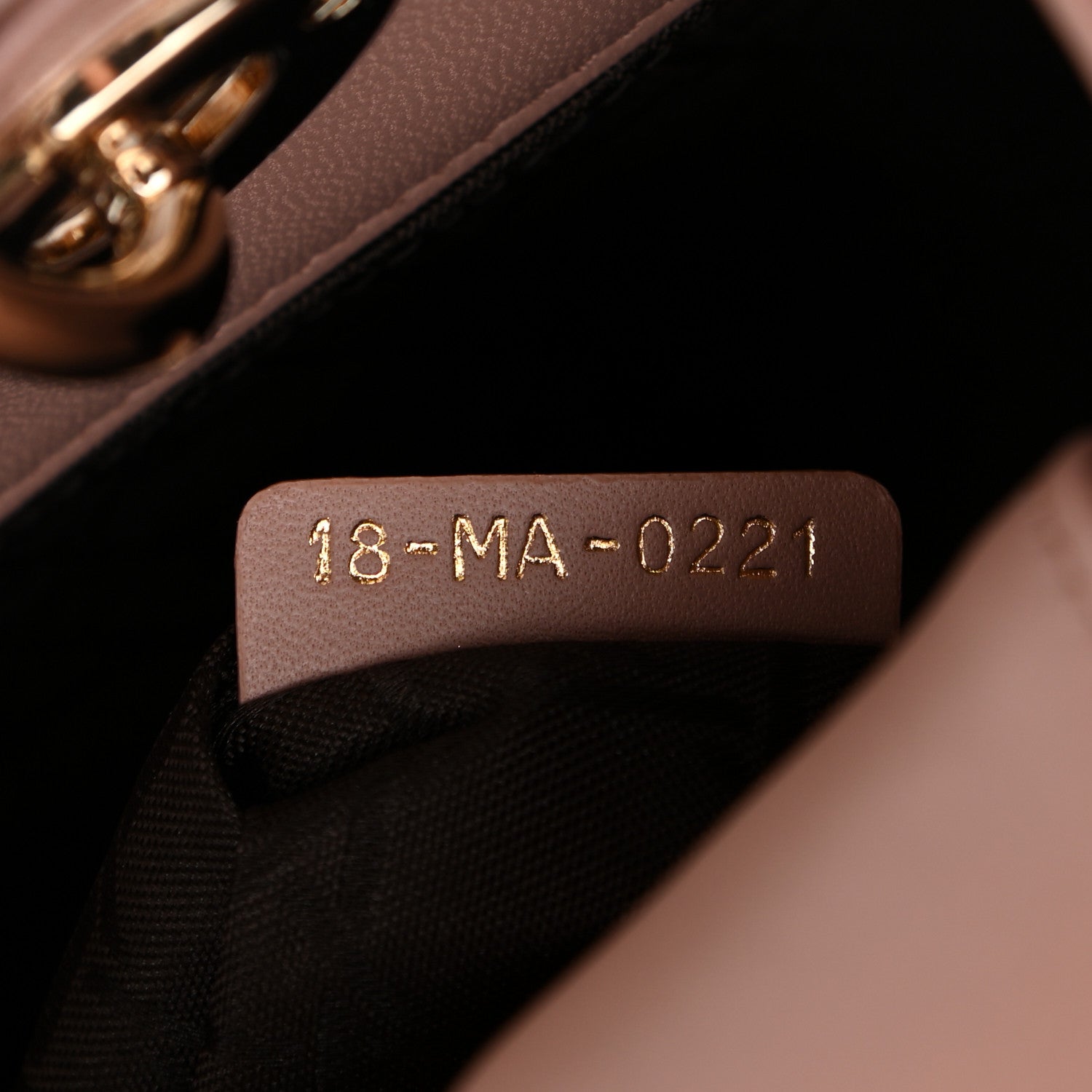Christian Dior Lambskin Cannage Small My ABCDior Fard 7 of 11