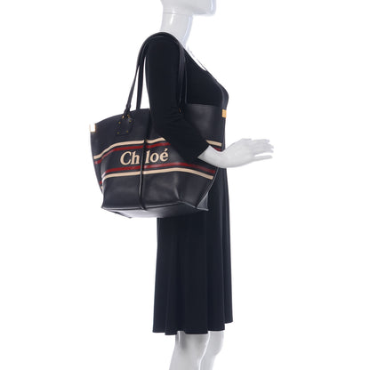 Chloe Smooth Calfskin Medium Vick Tote Full Blue 2 of 10