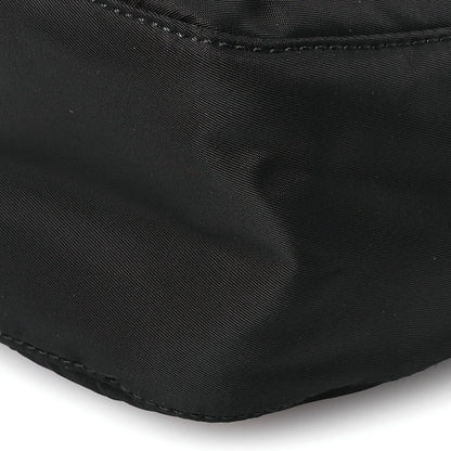 Prada Re-Nylon Vela Saffiano Pocket Double Zip Messenger Bag Black 10 of 10